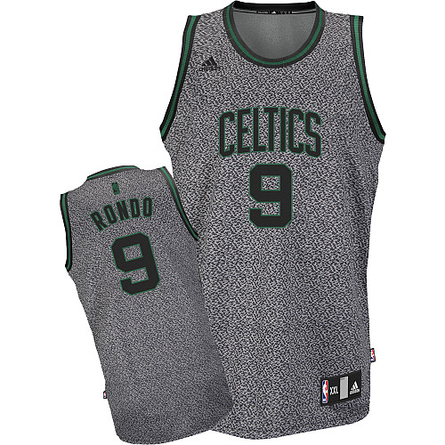 NBA Boston Celtics 9 Rajon Rondo Static Fashion Swingman Jersey